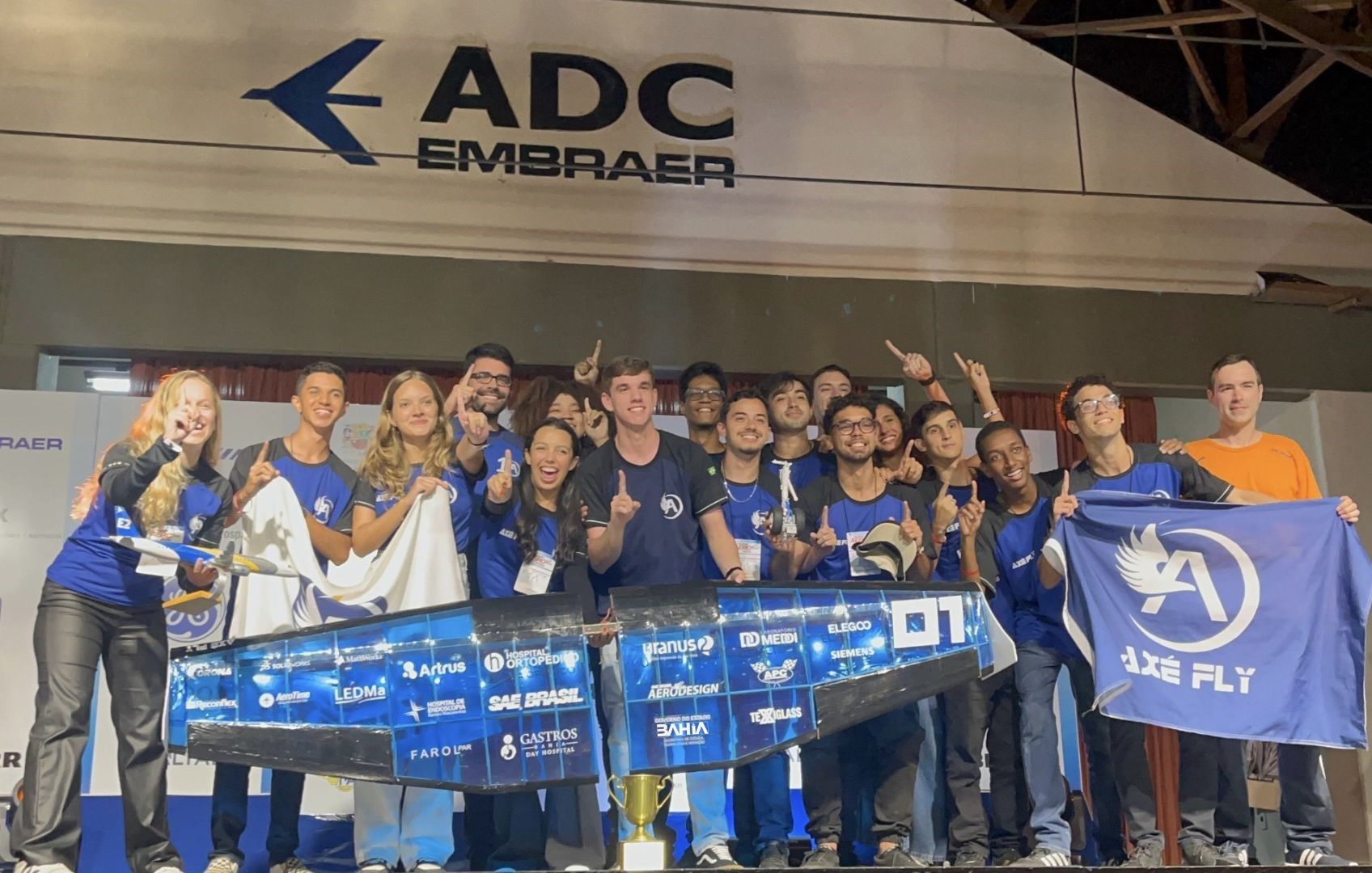 AXÉ FLY EM 1° LUGAR