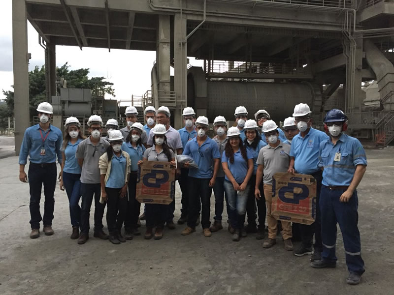 Pesquisadores do LEDMa realizam visita à fábrica de cimento da Intercement